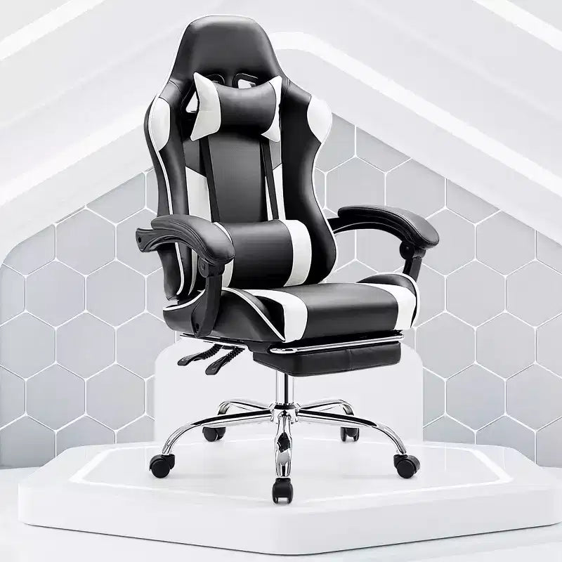 Silla de juego ergonómica de carreras JIONJOY con respaldo alto, soporte lumbar y reposabrazos ajustables