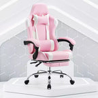 Silla de juego ergonómica de carreras JIONJOY con respaldo alto, soporte lumbar y reposabrazos ajustables