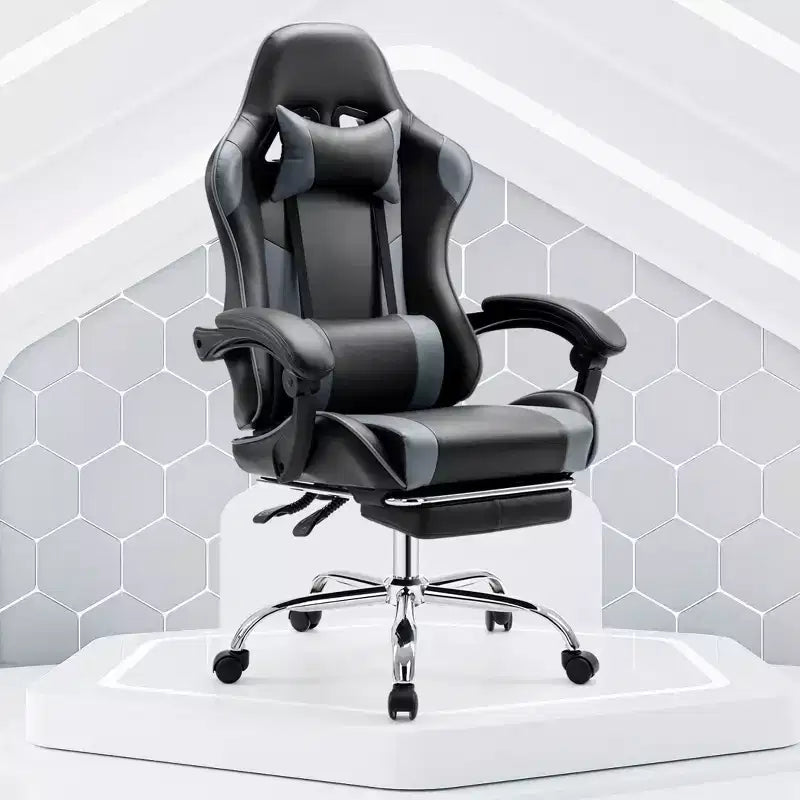 Silla de juego ergonómica de carreras JIONJOY con respaldo alto, soporte lumbar y reposabrazos ajustables