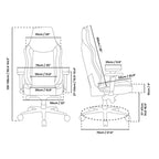 Silla ergonómica Arozzi Vernazza para oficina y gaming con reclinación, giro, balanceo, altura ajustable y soporte lumbar y cervical